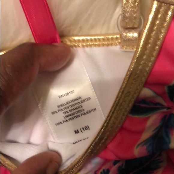 BETSEY JOHNSON GIRL’S 2PC SWIM PINK - Picture 4 of 6